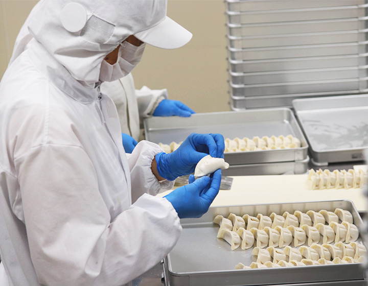 冷凍餃子 製造 OEM開発 販売
